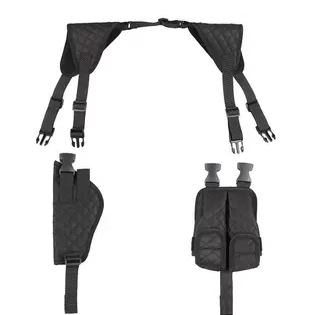 KOSIBATE隐藏腋下枪套通用隐形双肩背电影007X型背带特工贴身枪套 - 图2