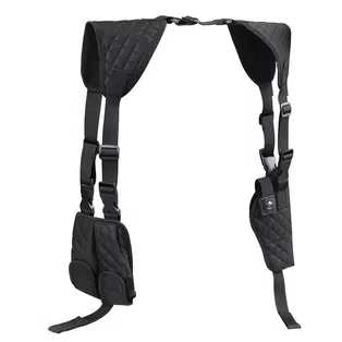 KOSIBATE隐藏腋下枪套通用隐形双肩背电影007X型背带特工贴身枪套 - 图3