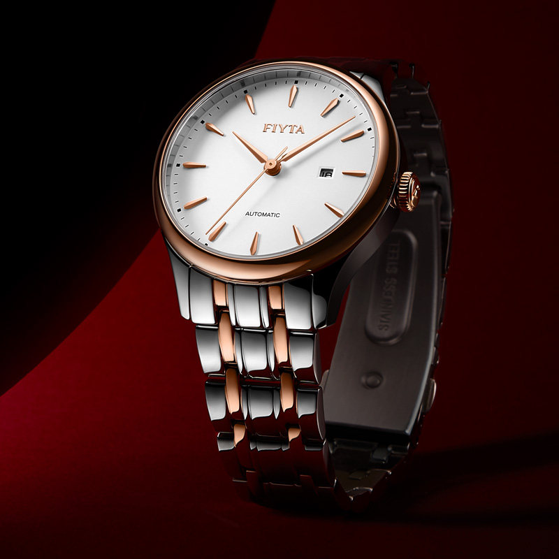 飞亚达女士钢带机械防水商务机械表 飞亚达深圳国产腕表