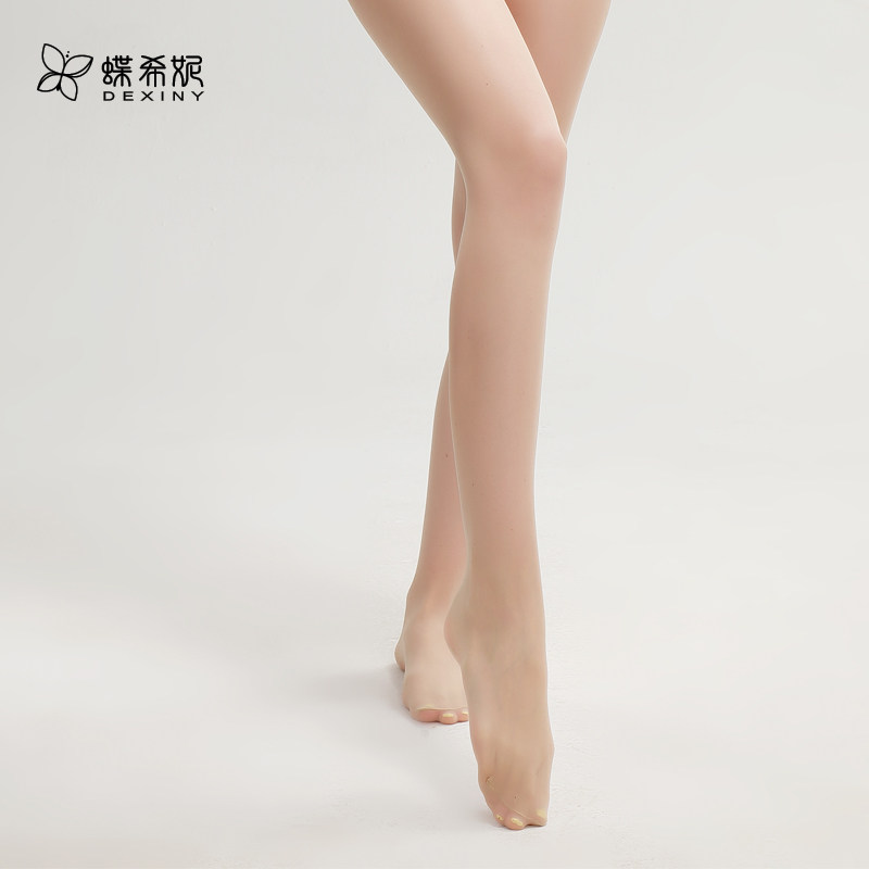 蝶希妮美肤隐形薄款黑防晒防勾丝袜 蝶希妮连裤袜/打底袜