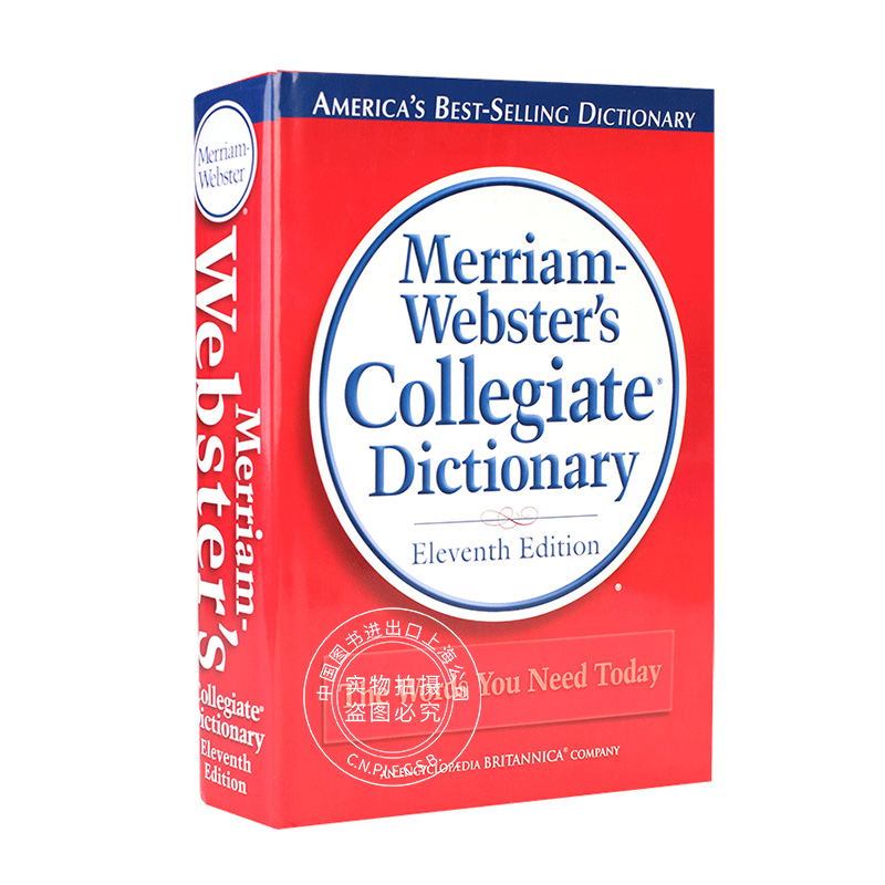 韦氏大学英语词典字典 英文原版 Merriam-Webster's Collegiate Dictionary 第十一版 GRE考试 进口原版工具书 精装大开本 包 中图 - 图0