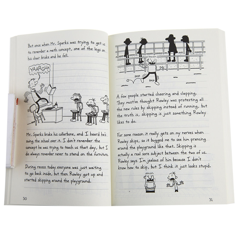 原版英文Diary of a Wimpy Kid 6小屁孩日记6：幽闭症美国平装儿童课外阅读英语读物美国书籍英语故事书正版小学生课_虎窝淘