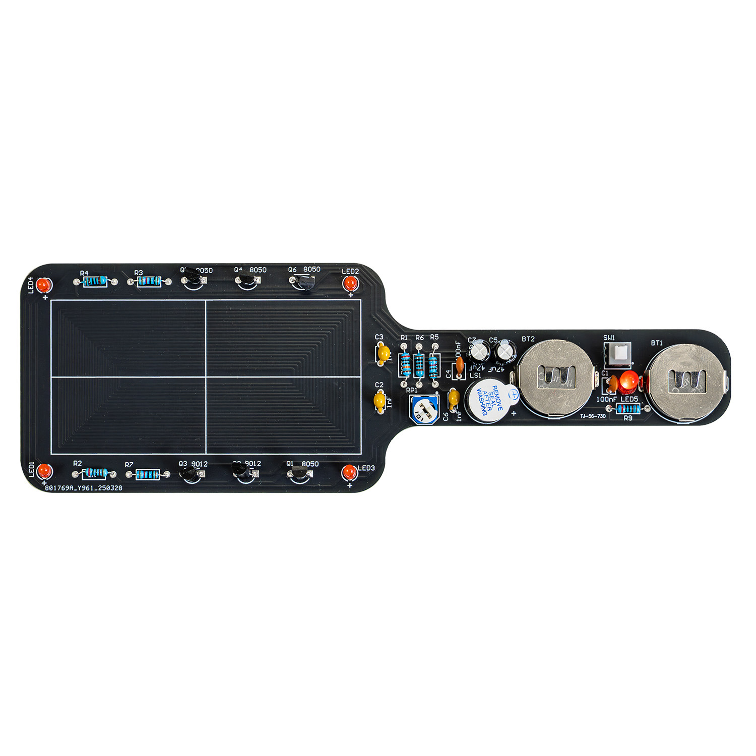 手持式金属探测器套件电子DIY焊接练习电路板板制作散件TJ-56-730,淘宝优惠券,粉丝福利购,淘宝优惠卷