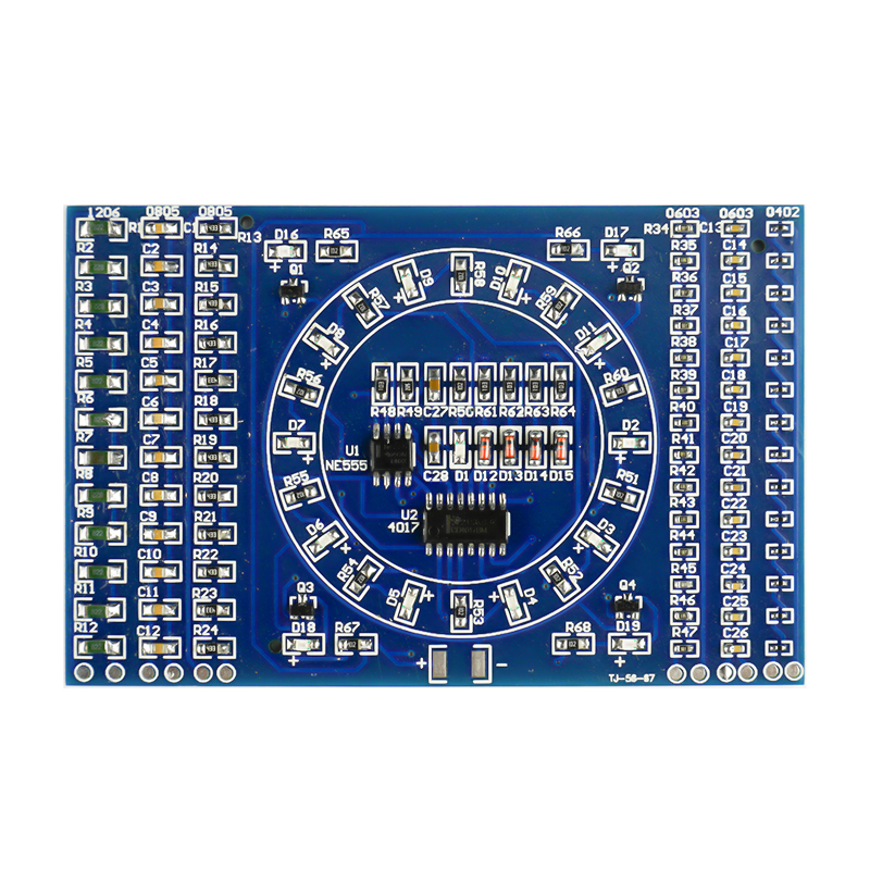 贴片旋转流水灯DIY电子套件焊接练习板技能训练教学实训TJ-56-67-图3