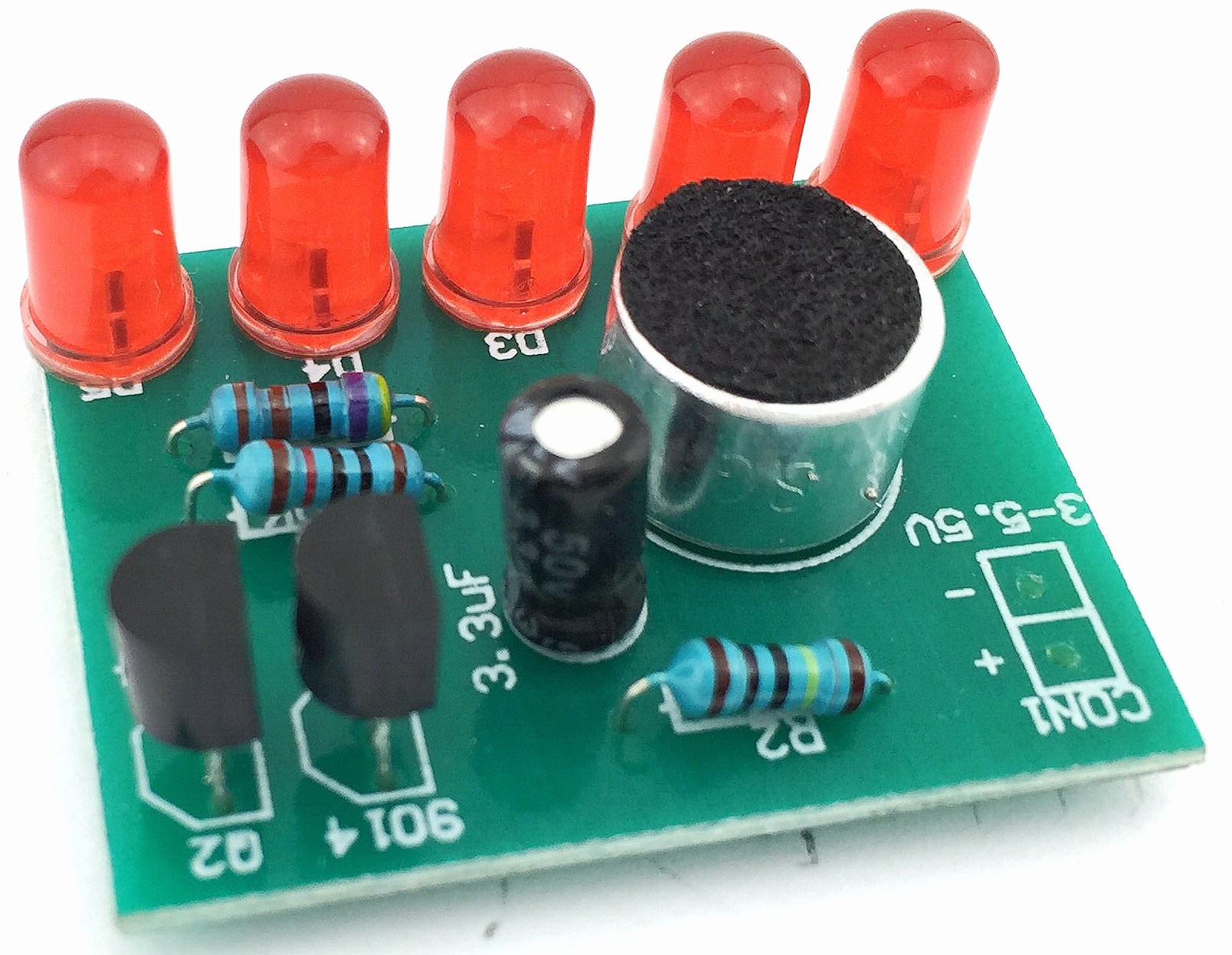 声控电平指示灯套件LED声控灯焊接组装电子制作DIY散件TJ-56-150 - 图0