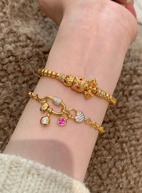 新中式古法醒狮金刚杵手链