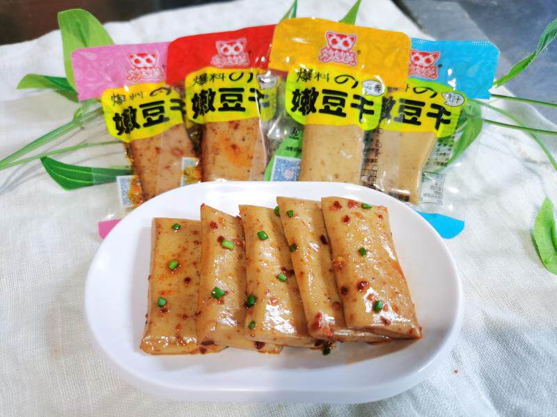 q弹手磨豆干休闲小零食麻辣豆腐干 妙妙笑豆腐干