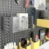 Dormitory storage and organization punch-free transparent box