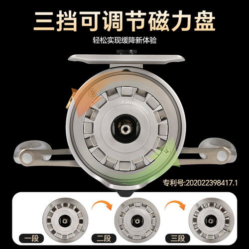 欧贝丝特筏钓轮干将三代数显泄力重铅磁力缓降欧贝斯特钛金版筏轮 - 图1