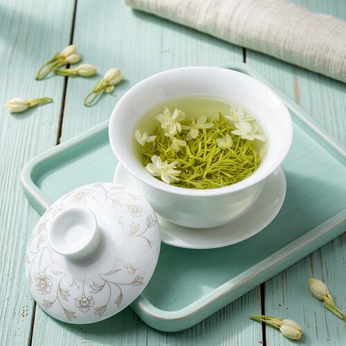 北川炒花飘雪茉莉花茶茗茶四川茶叶2026新茶浓香型高山茶叶嫩芽春 - 图2