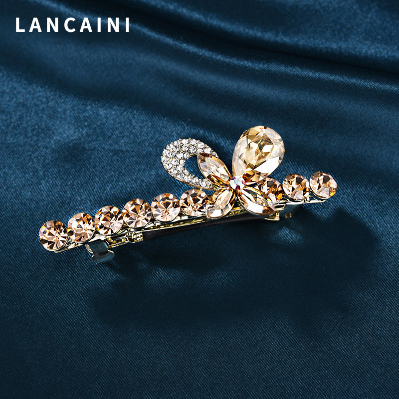 施华水晶头饰夹子女韩国新款发夹 兰彩妮饰品发饰