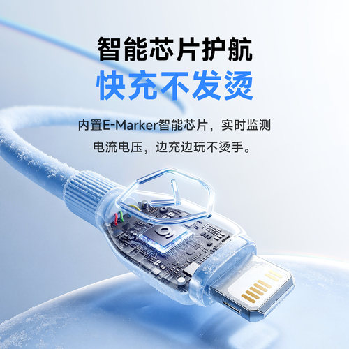 倍思适用苹果14充电器线iphone18数据线13快充12充电线iPad平板17双C口16promax手机15加长typec转lightning - 图2