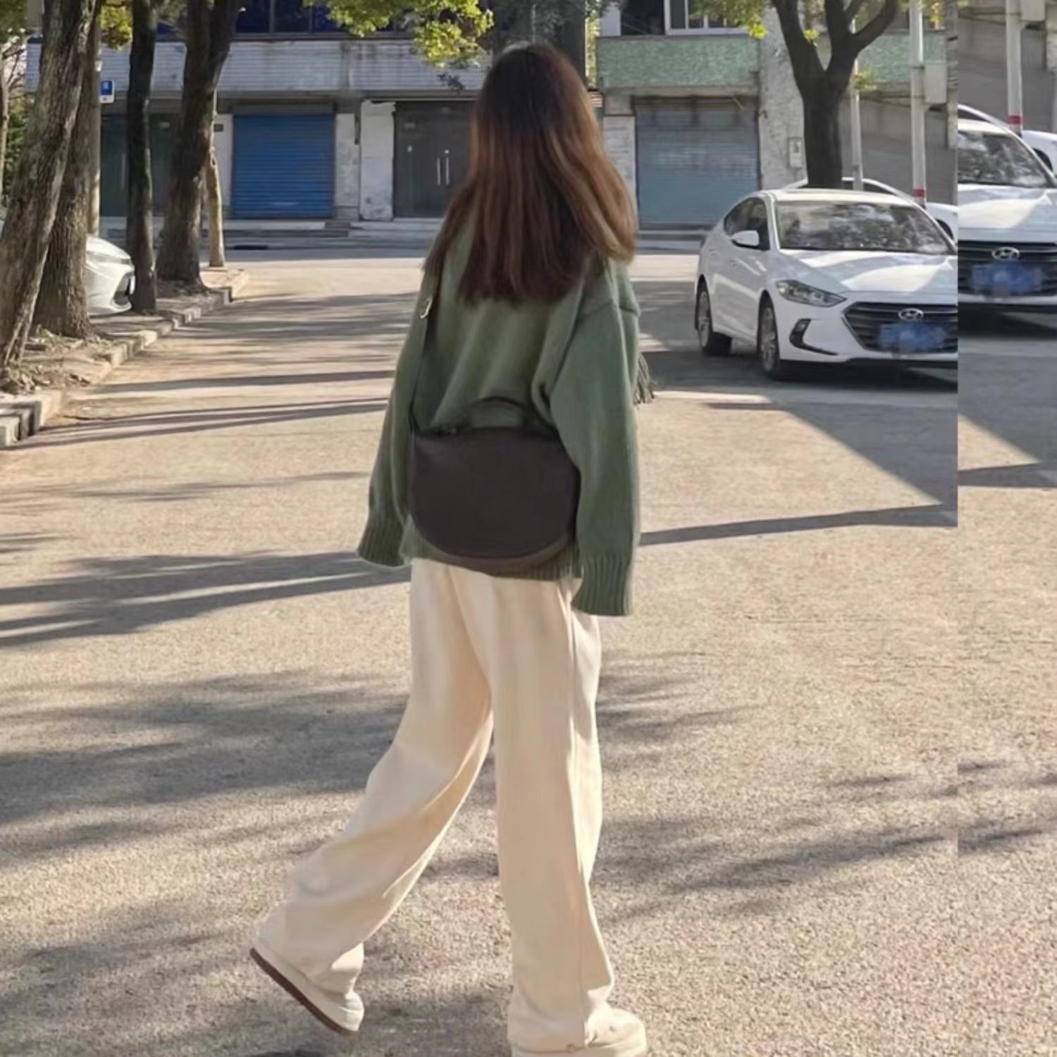 孕妇套装绿色针织打底内搭中长款保暖毛衣裤子两件套2026新款秋冬,淘宝优惠券,粉丝福利购,淘宝优惠卷