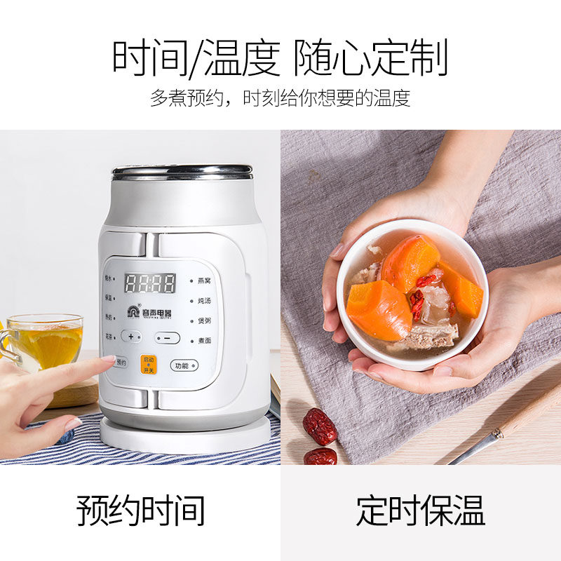 容声多功能办公室小型mini全养生壶 容声酷猴养生壶/煎药壶