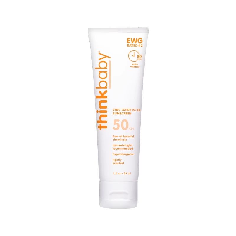 thinkbaby新乐宝贝儿童物理防晒霜SPF50+89ml 25年2月 - 图1