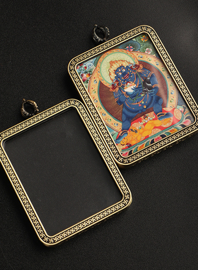 合金双面不掉色唐卡吊坠