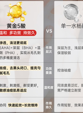 5酸嫩白洁面|油痘黑头毛孔收割机