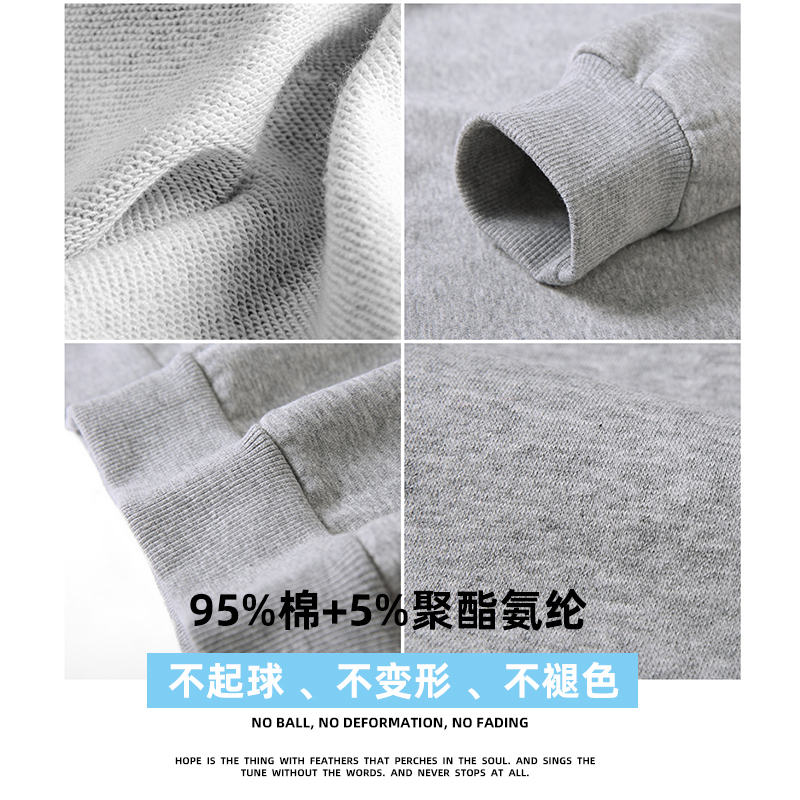 圆领宽松潮流青少年2020春秋款卫衣 布静观卫衣