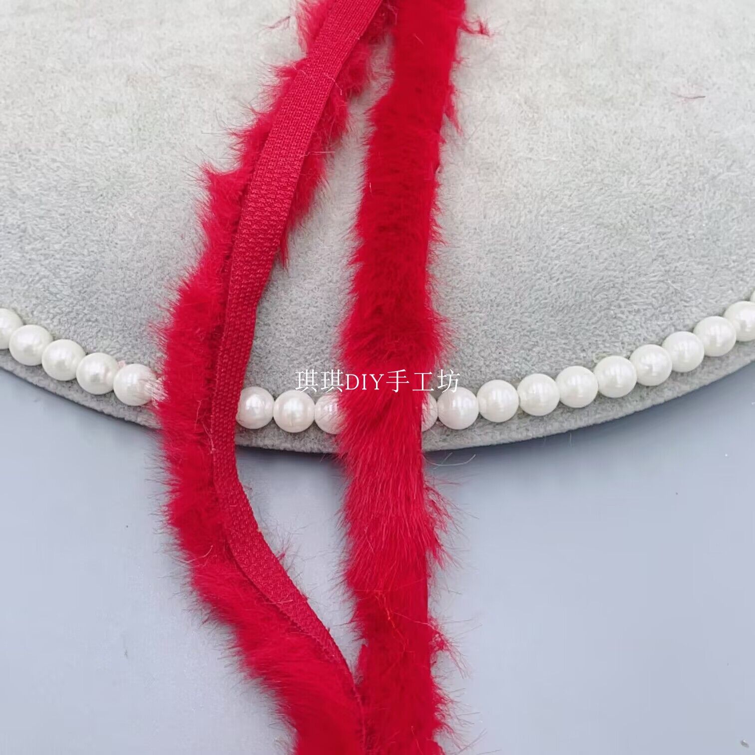 1cm仿水貂绒毛条diy手工自制毛绒发夹发圈抓夹头饰材料配件仿毛条,淘宝优惠券,粉丝福利购,淘宝优惠卷