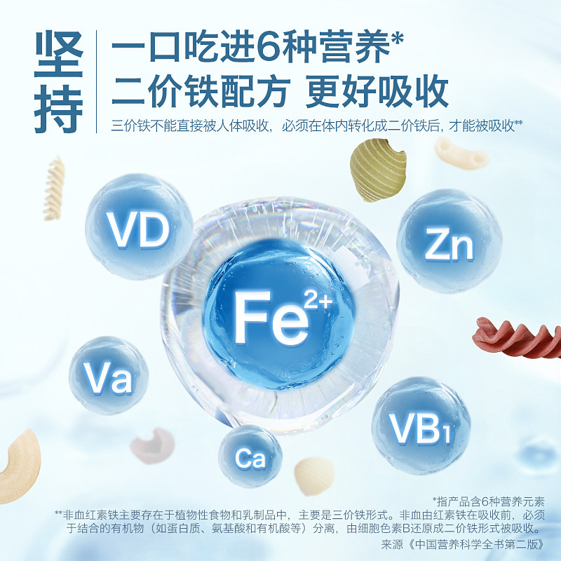 【天猫U先】禾泱泱婴幼儿造型面条贝壳面30g 营养二价铁 尝鲜装