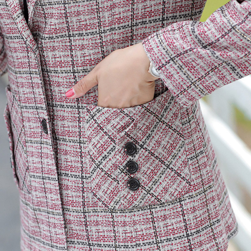 中年秋装小西装新款气质40岁短外套 雪中花女装中老年女装