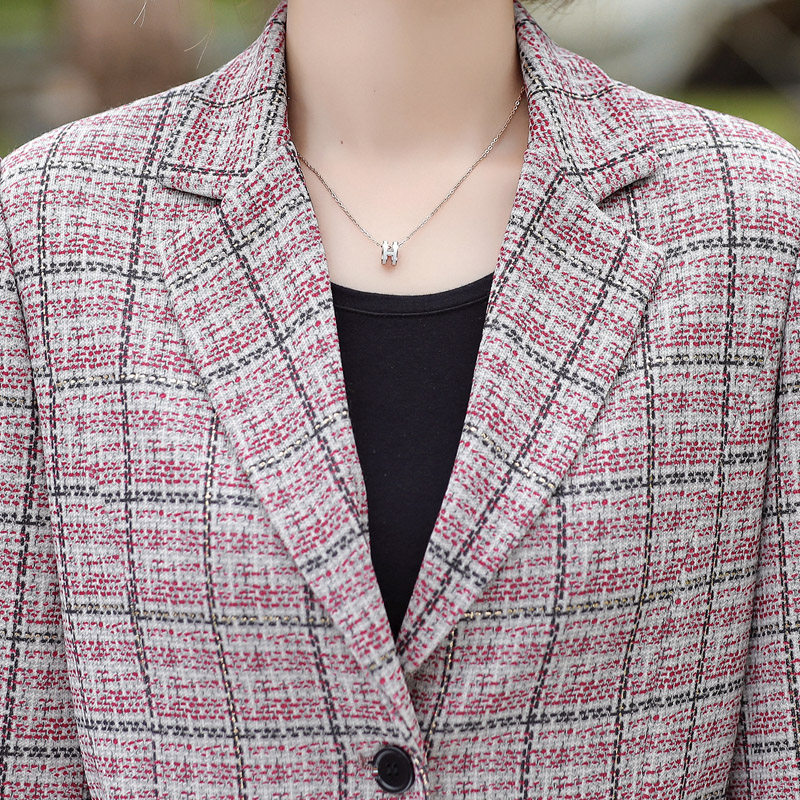 中年秋装小西装新款气质40岁短外套 雪中花女装中老年女装