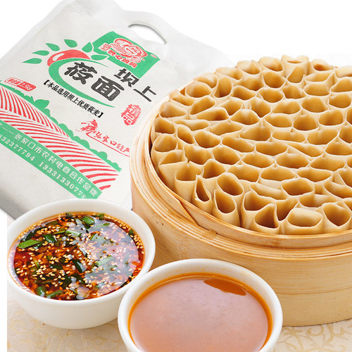 张家口特产坝上纯莜麦面粉燕麦面粉山西内蒙武川栲姥姥饸烙头篮粉 - 图2