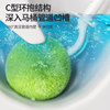 High-end antibacterial toilet brush with no dead ends