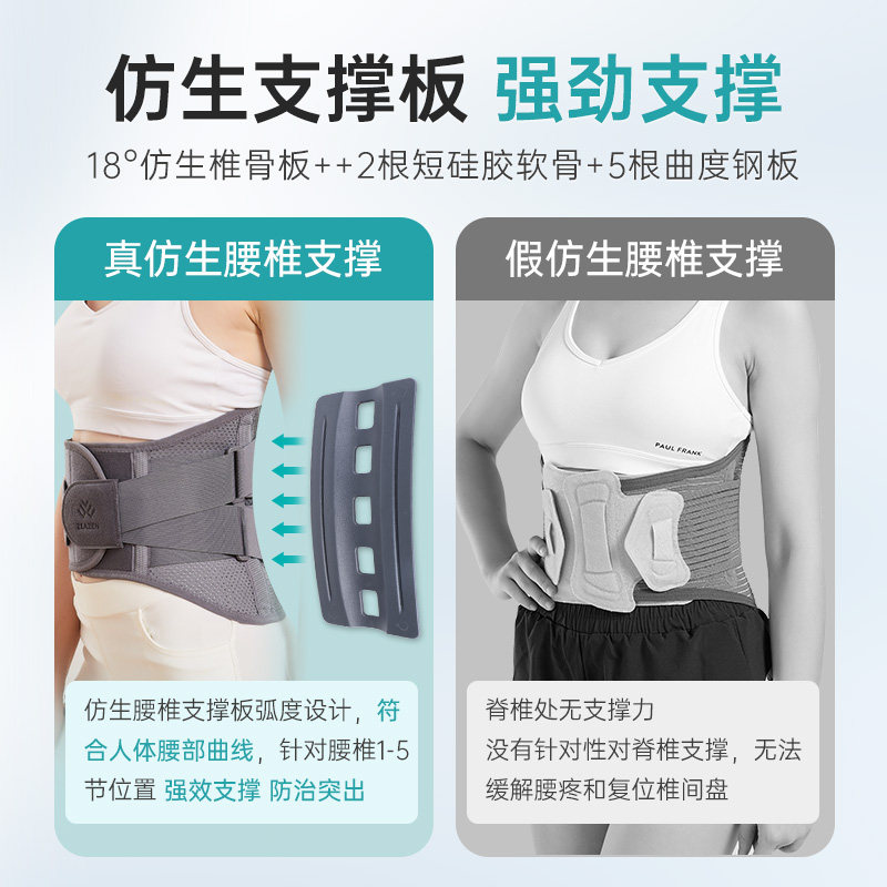腰间盘劳损治疗器男女士围护腰带 zeazen护具（器械）