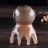 Подлинный белый водяной рога быка, осьминог, массажный массаж, расчесывающую голову, голова, меридиан, дноуглубительные дноугромы милой шампунь