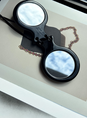 耳边铛同款极简双面皮质毛衣链