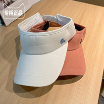 Hong Kong Summer Sun Cap Sports Air Top Hat Children Running Sunscreen Topless Baseball Cap Letters Sun Hat