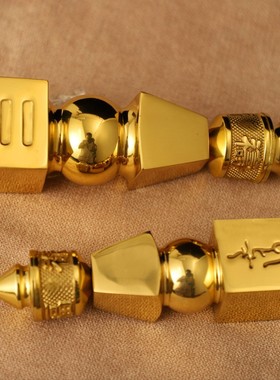 纯黄铜舍利塔桌面供奉摆件中式佛堂五轮塔舍利子放置经文佛塔礼佛