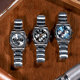 Casio men's pointer business steel band quartz watch