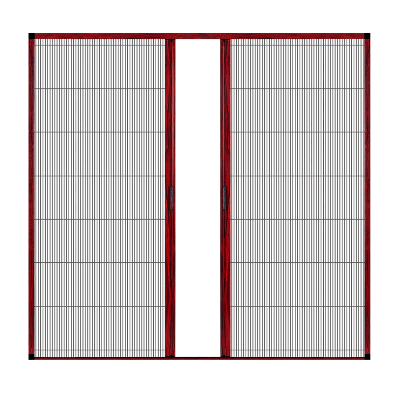 定制隐形折叠纱门纱窗防蚊虫风琴式铝合金推拉门帘沙门防蚊门自装 - 图3