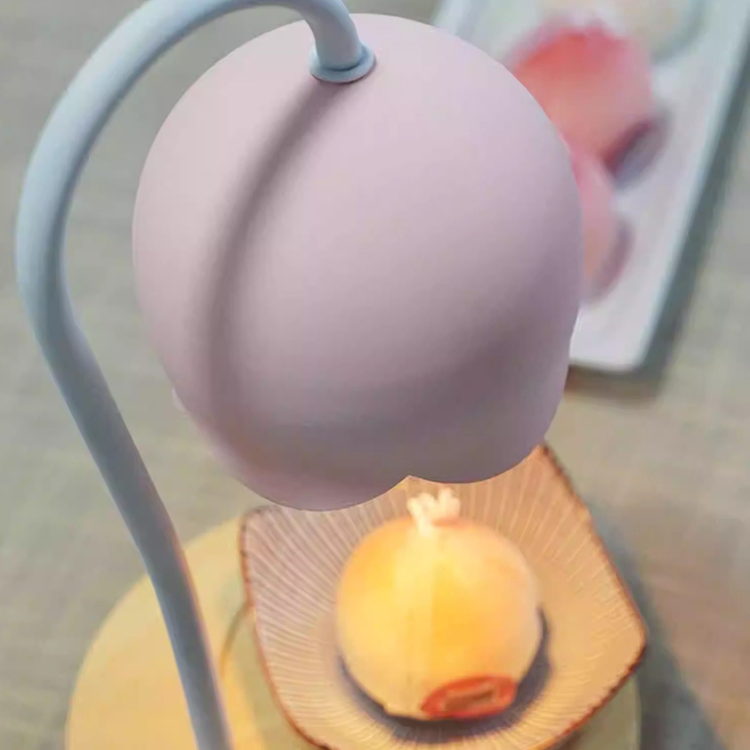 可爱奶油青春粉香薰灯少女心礼物摆件融蜡灯无火调光定时融烛灯,淘宝优惠券,粉丝福利购,淘宝优惠卷