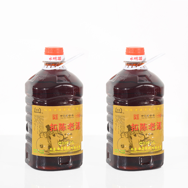 【南通酒香网】白蒲黄酒水明楼扣陈老酒三年陈如皋特产2.5L*1桶 - 图1