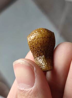 牛骨雕刻蛇头三通文玩配饰108颗佛珠念珠三通配件