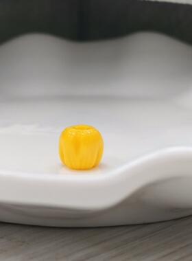 藏式文玩佛珠手串配饰百香籽型雪巴琉璃隔珠diy金刚星月饰品配件