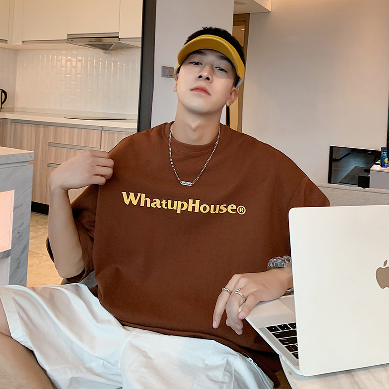 短袖t恤男士夏季薄款ins潮牌简约字母情侣上衣宽松学生半袖体恤衫,淘宝优惠券,粉丝福利购,淘宝优惠卷