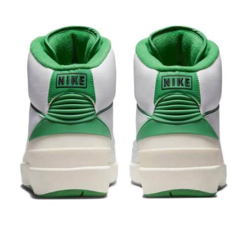先锋运动 Air Jordan 2 AJ2 白绿 复古休闲运动篮球鞋 DR8884-103 - 图2