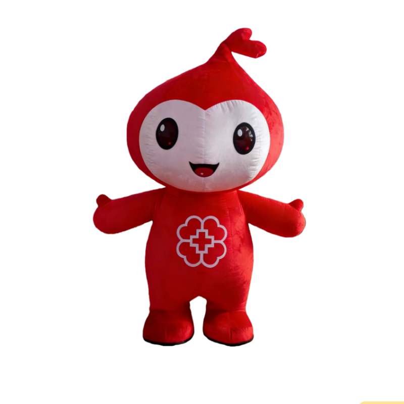 红十字卡通人偶服装充气玩偶服cos行走装扮成人活动演出道具 - 图3