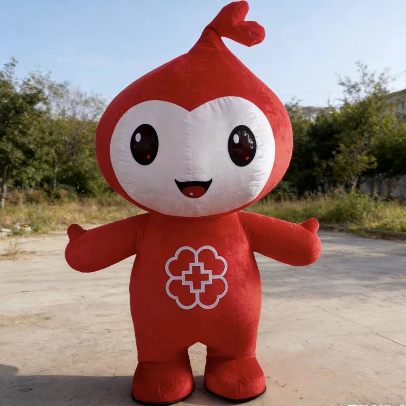 红十字卡通人偶服装充气玩偶服cos行走装扮成人活动演出道具 - 图0