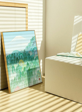 艺术家温馨日式风卧室装饰画