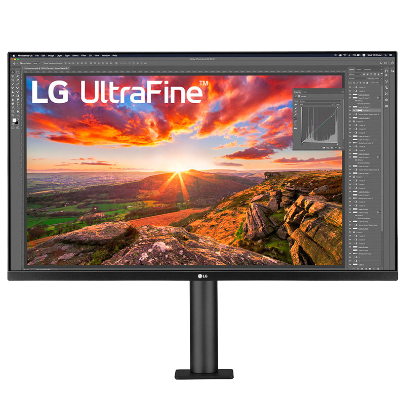 LG 32UN880 32英寸 4K显示器 Ergo支架 Mac连接Type-C反向60W充电 - 图3