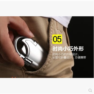 创意360软管弯曲直冲打火机 防风调气小焊枪烟斗香道厨房+手电筒 - 图3
