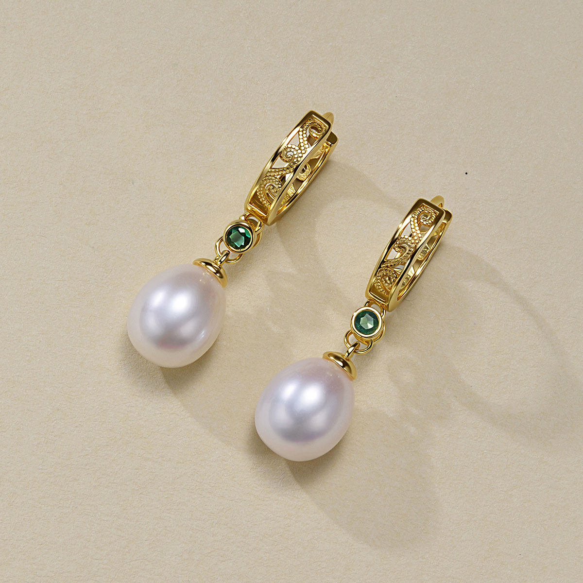 BRI.R/佰色传情S925银淡水珍珠轻奢高级感女气质耳扣耳环耳饰,淘宝优惠券,粉丝福利购,淘宝优惠卷