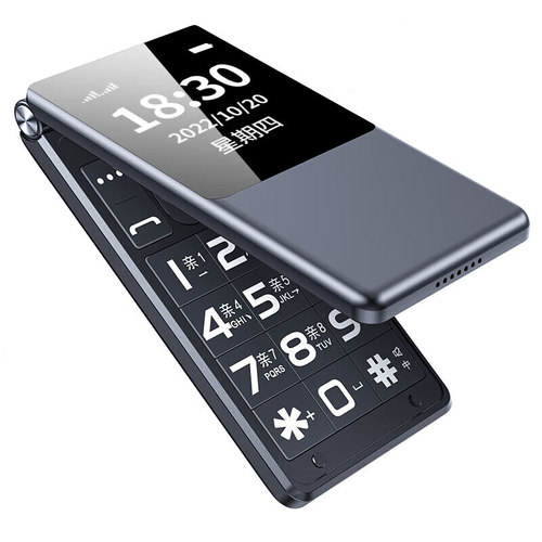 纽曼W69双屏移动联通电信版4G全网通翻盖手机老人机老年手机大屏大字大声学生男女士商务超长待机按键非智能 - 图3