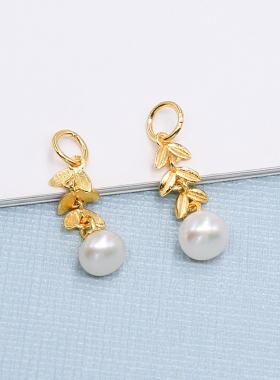 S925纯银珠宝材料麦穗大麦挂坠