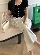 Nine-1122 Korea Dongdaemun Needle Weaters Area IMYME-8048178 Stalls of Winter Romantic New High-end